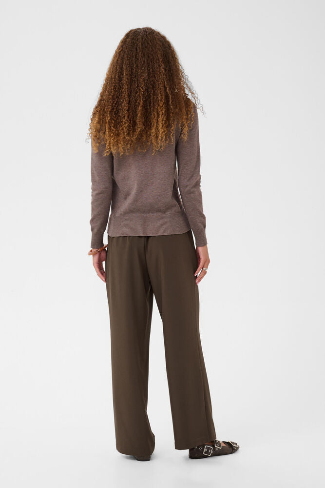 The Merritt Pleated Trouser- Brown
