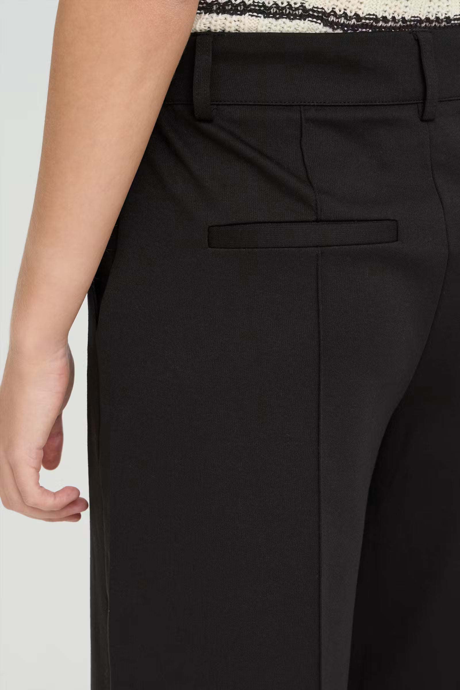 KATE OFFICE WIDE LEG TROUSER (BLK)