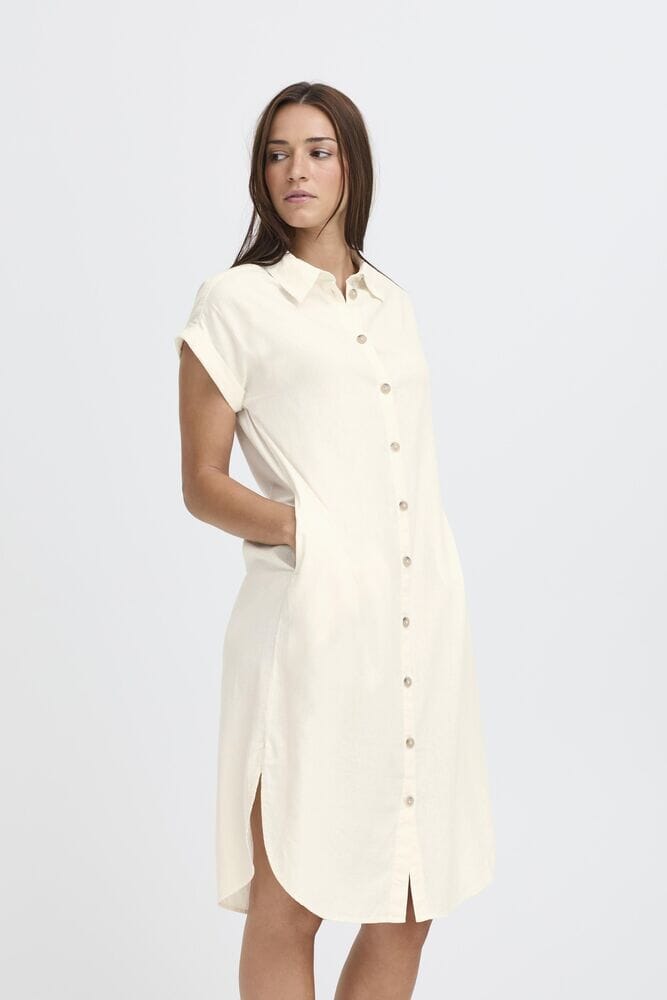 everyday neutral dress women, breathable summer dress cream, casual chic cream dress