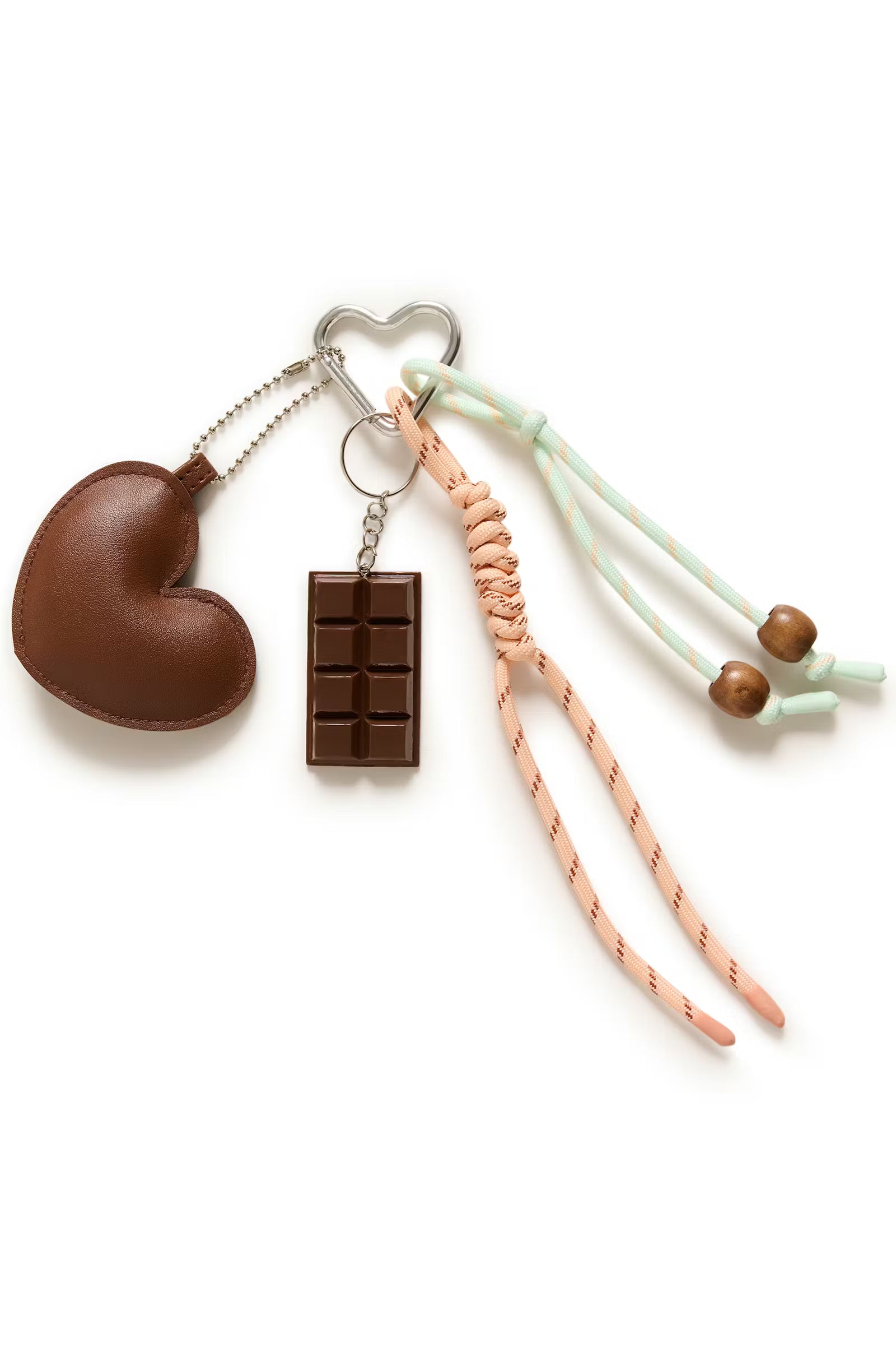 trendy purse accessory, cute key holder charm