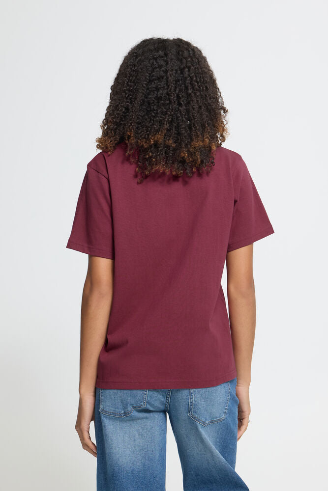 PALMER LOOSE TSHIRT (BURGUNDY)