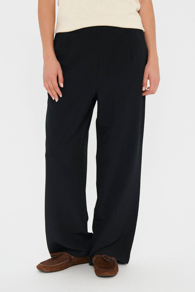 The Merritt Pleated Trouser- Black