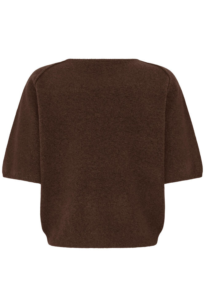 BROWN SWEATER TEE