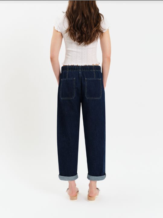 VILLA DRAWSTRING BARREL LEG