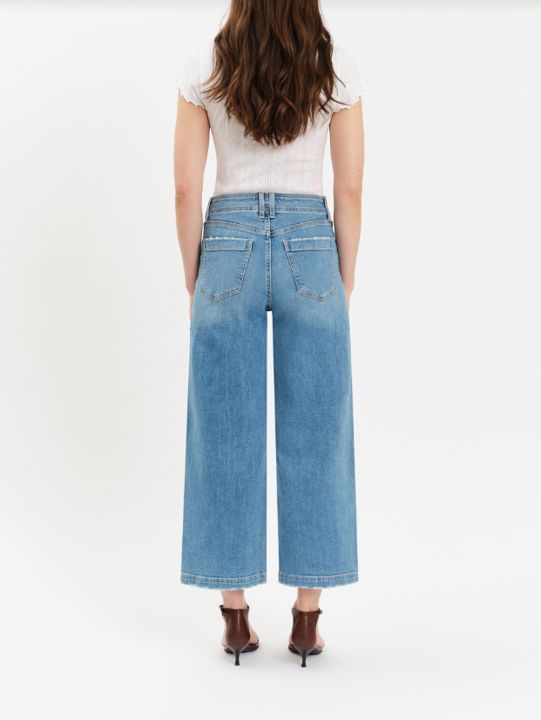 VALLEY GIRL - HIGH RISE PATCHPOCKET DENIM