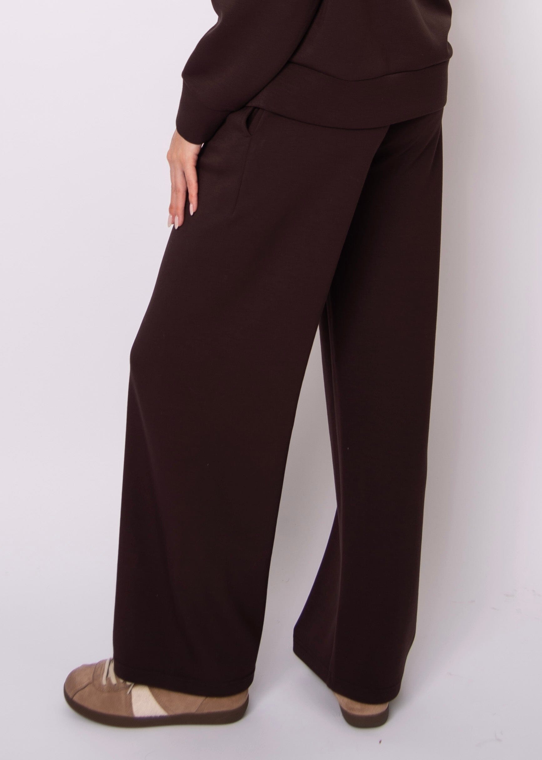 chic brown lounge set