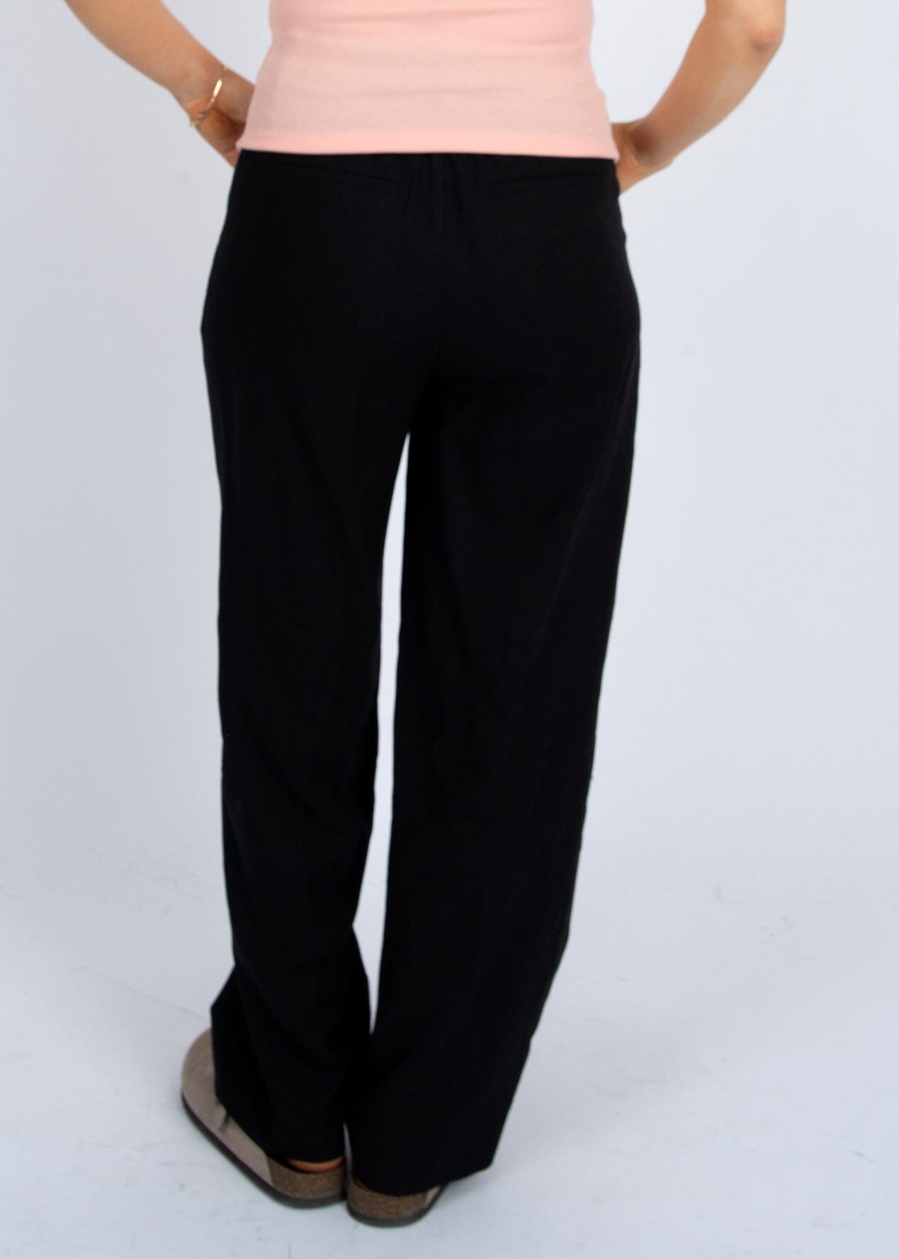 BRYNNI ZIP UP PANT (BLACK) PANT RD STYLE 