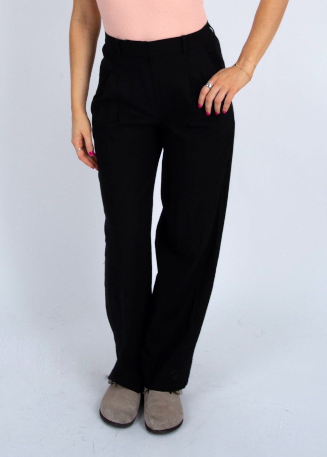 BRYNNI ZIP UP PANT (BLACK) PANT RD STYLE 