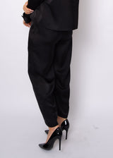 BLACK PULL ON BARREL PANTS PANT RD STYLE 