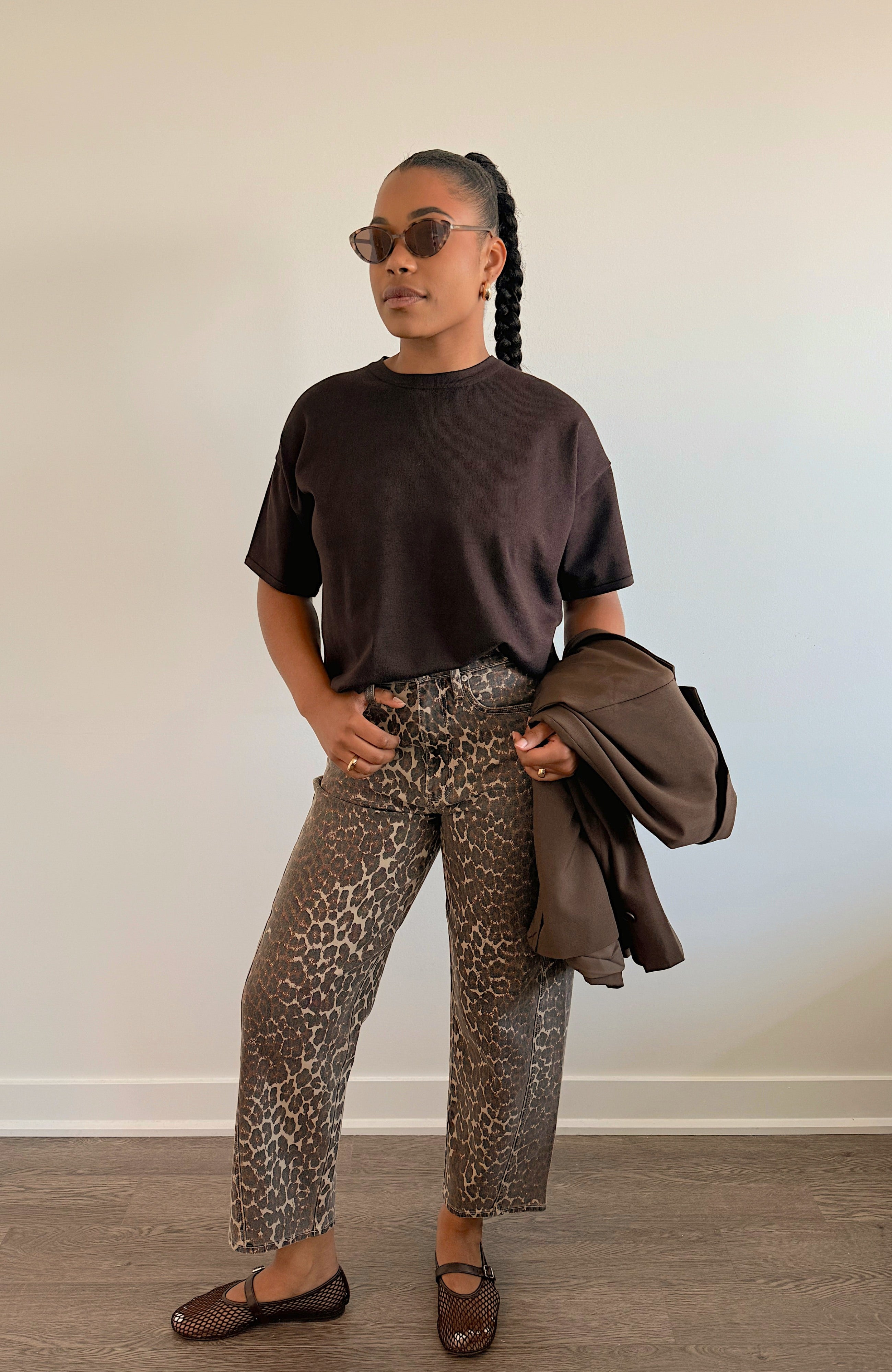 Soft stretch basic tee for women