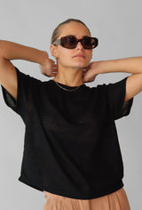 MONTY BLACK TEE Top B YOUNG 