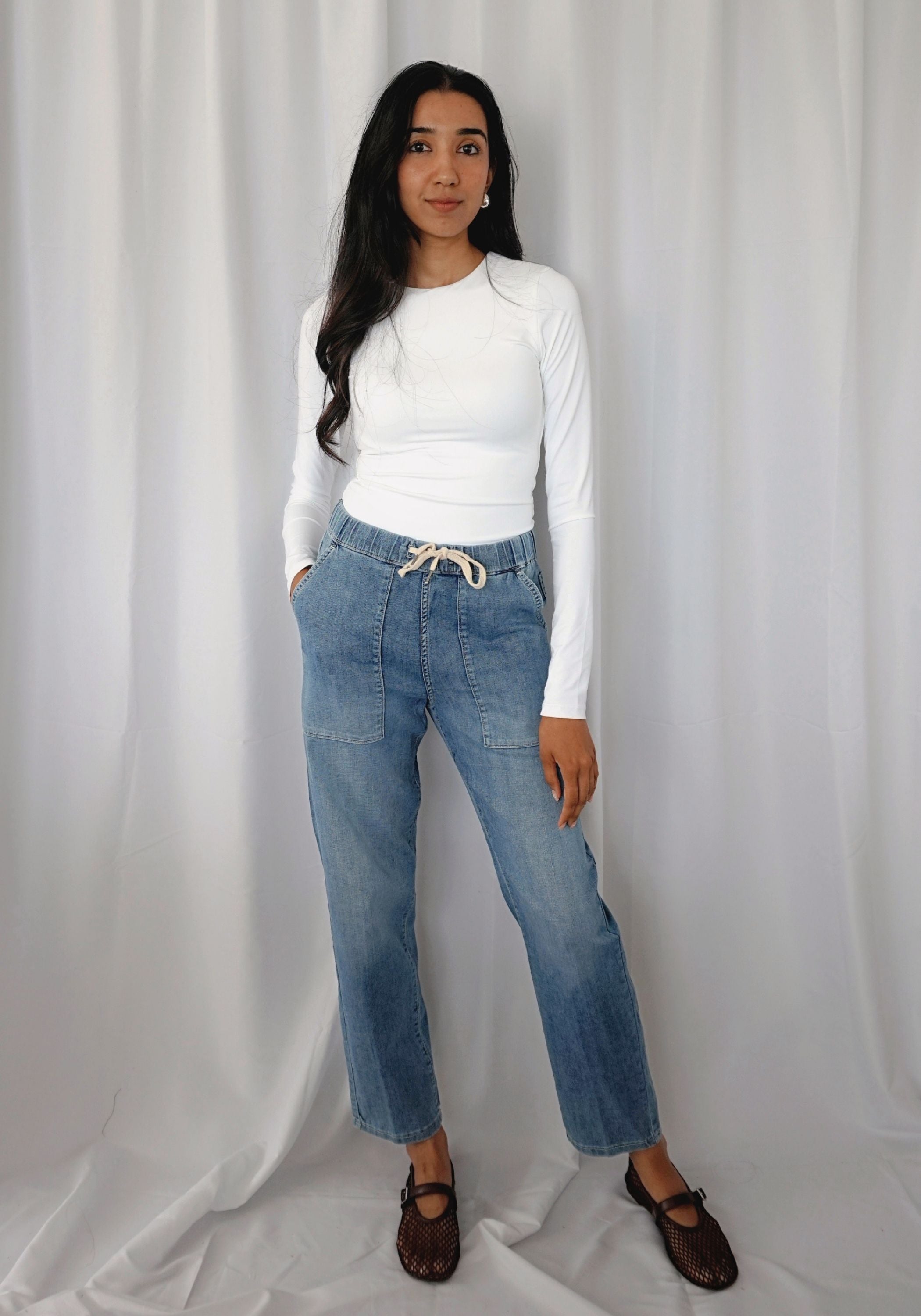 SCULPT LONG SLEEVE (WHITE)
