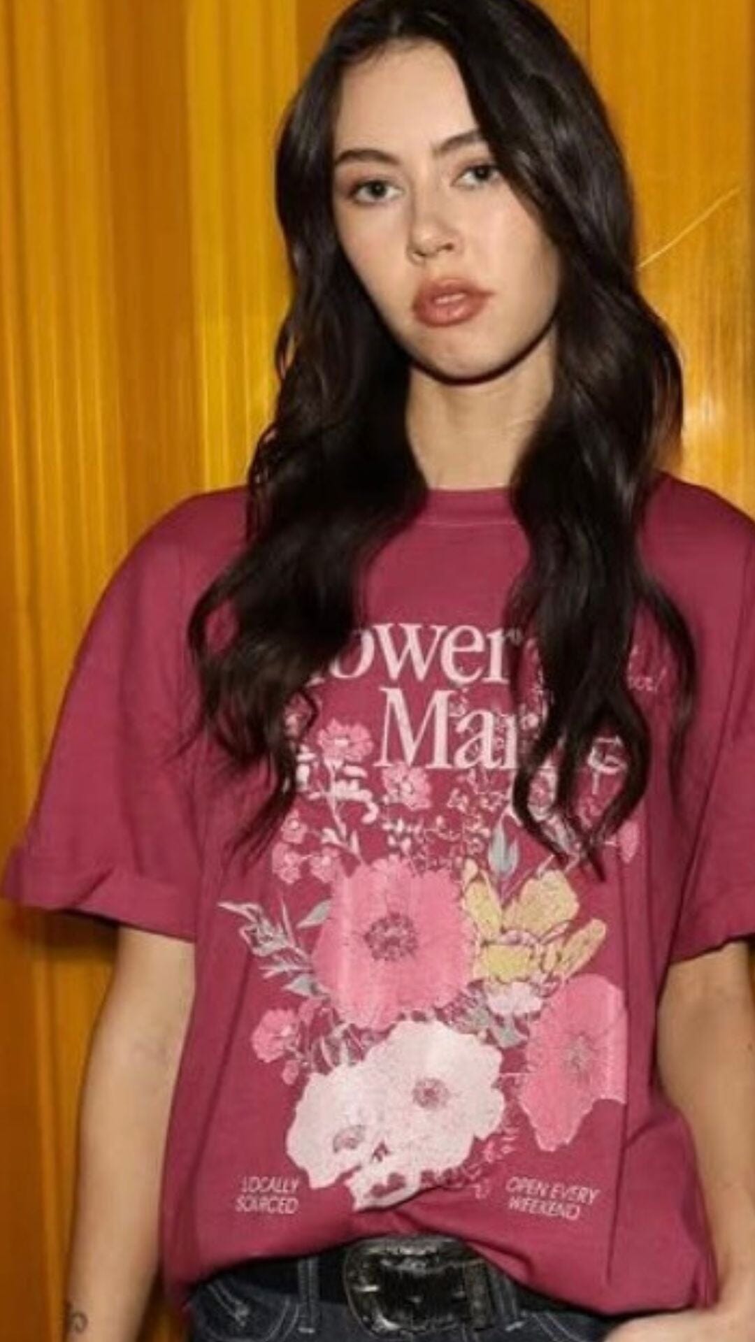 summer floral graphic shirt, statement graphic tee outfit, soft cotton oversized t shirt, everyday casual graphic top, trendy graphic tee women