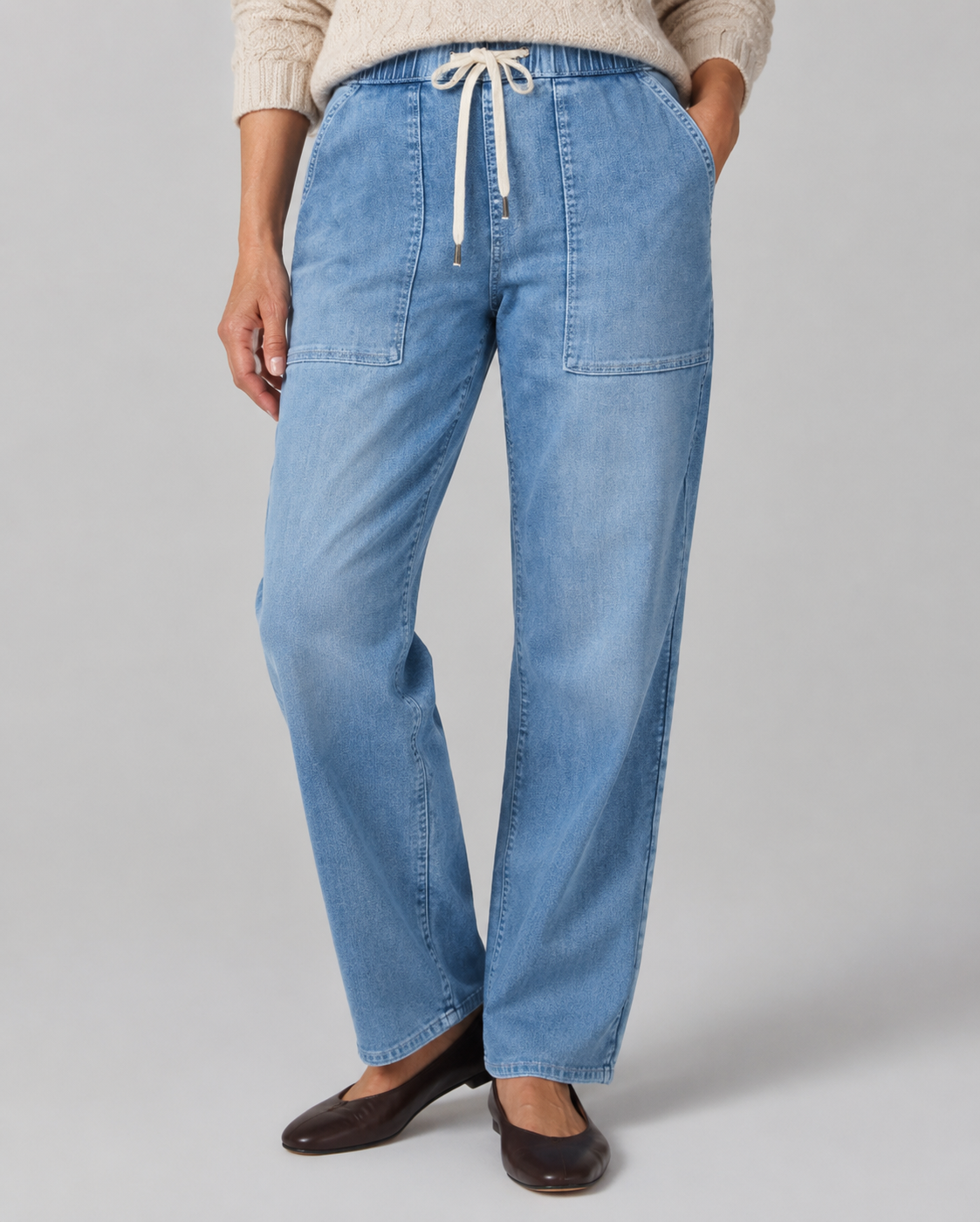 EASY PULL ON DENIM PANT