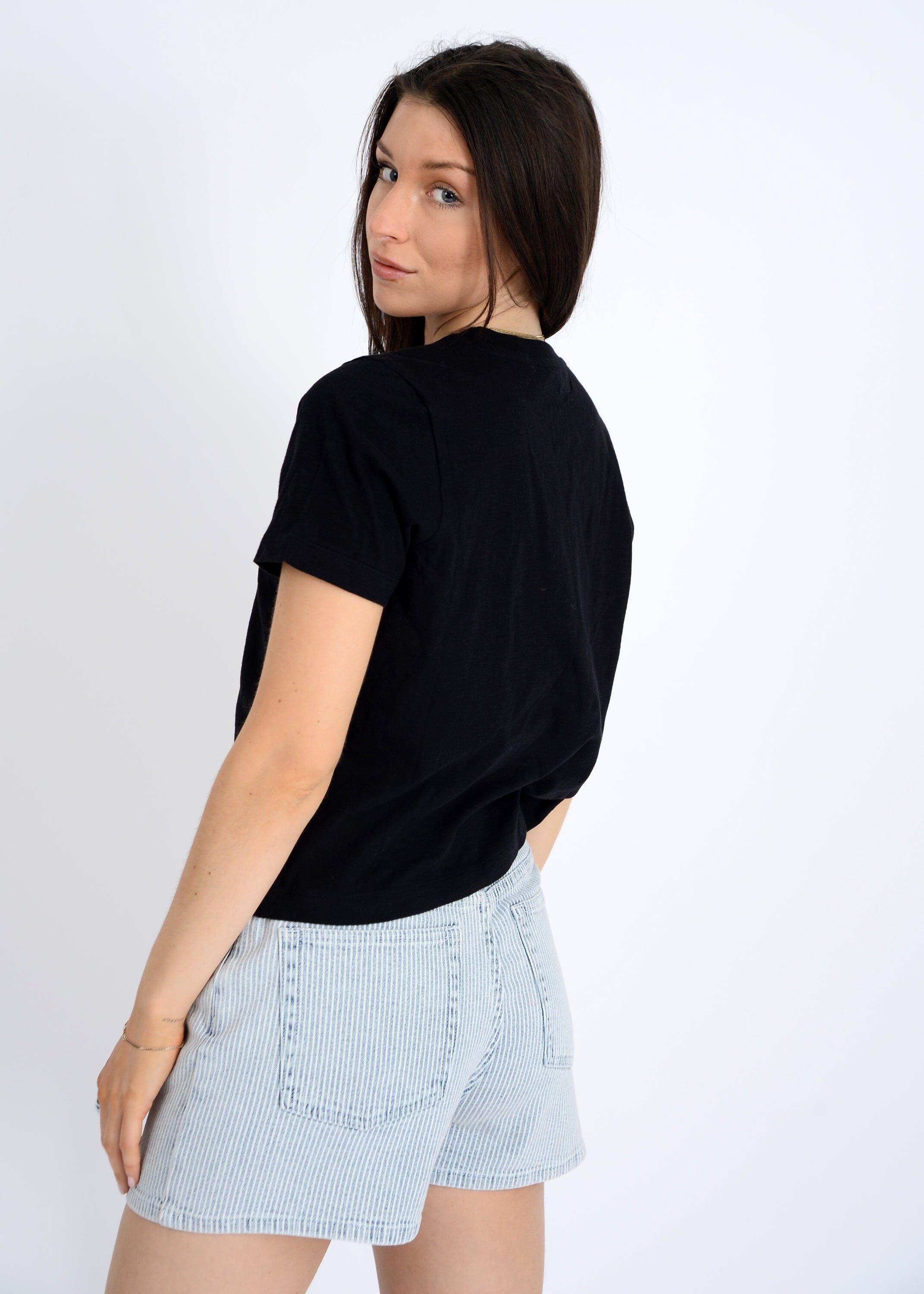 CRYSTA CREW NECK (BLACK) Top RD STYLE 