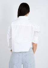 KERWIN CROP SHIRT (WHITE) Top RD STYLE 