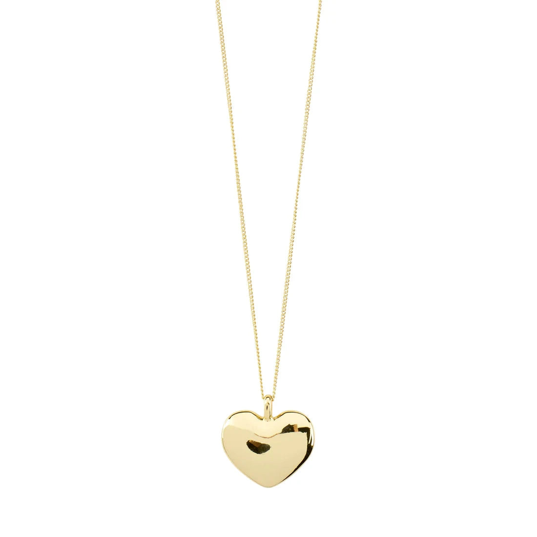 dainty gold jewelry, statement heart necklace