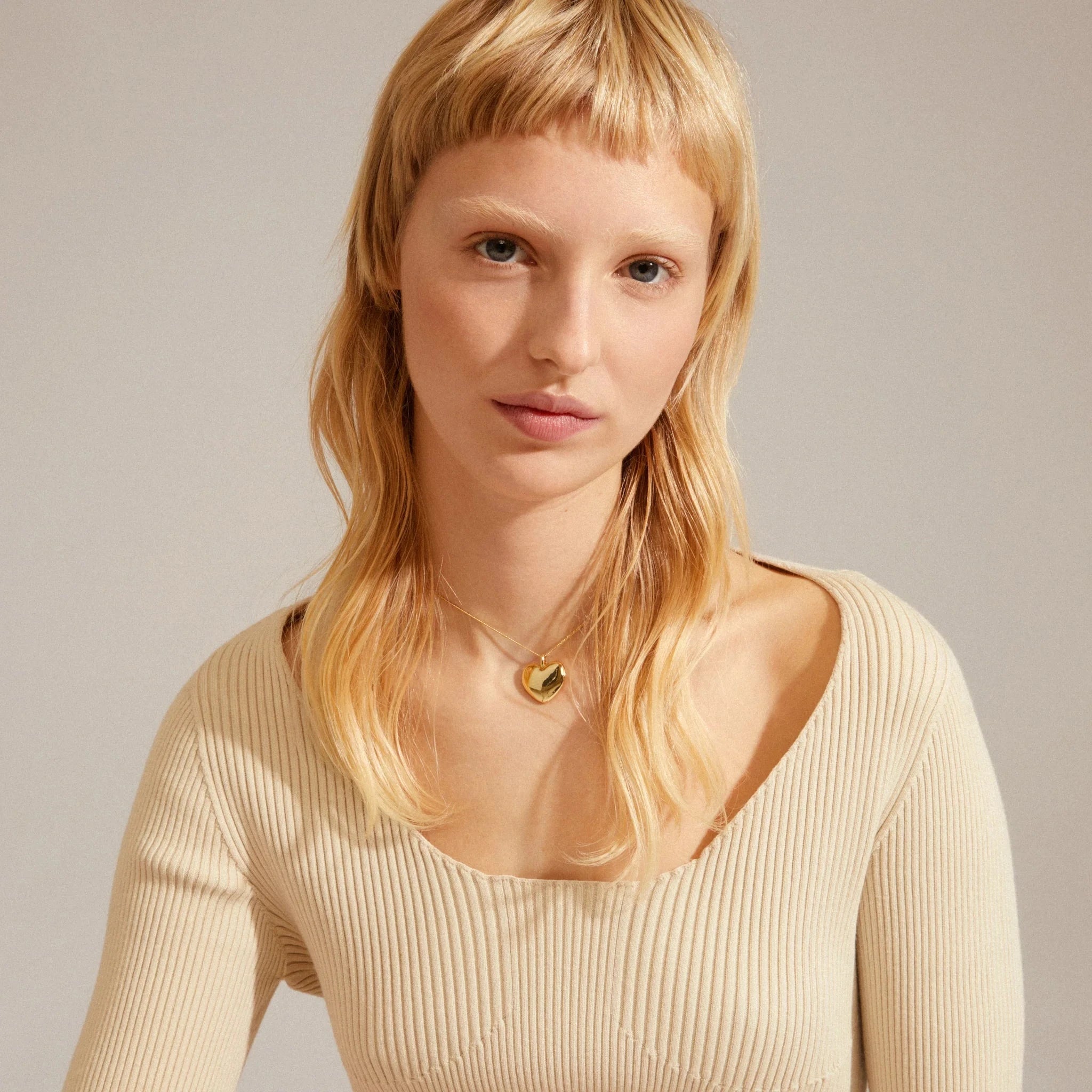 trendy heart pendant