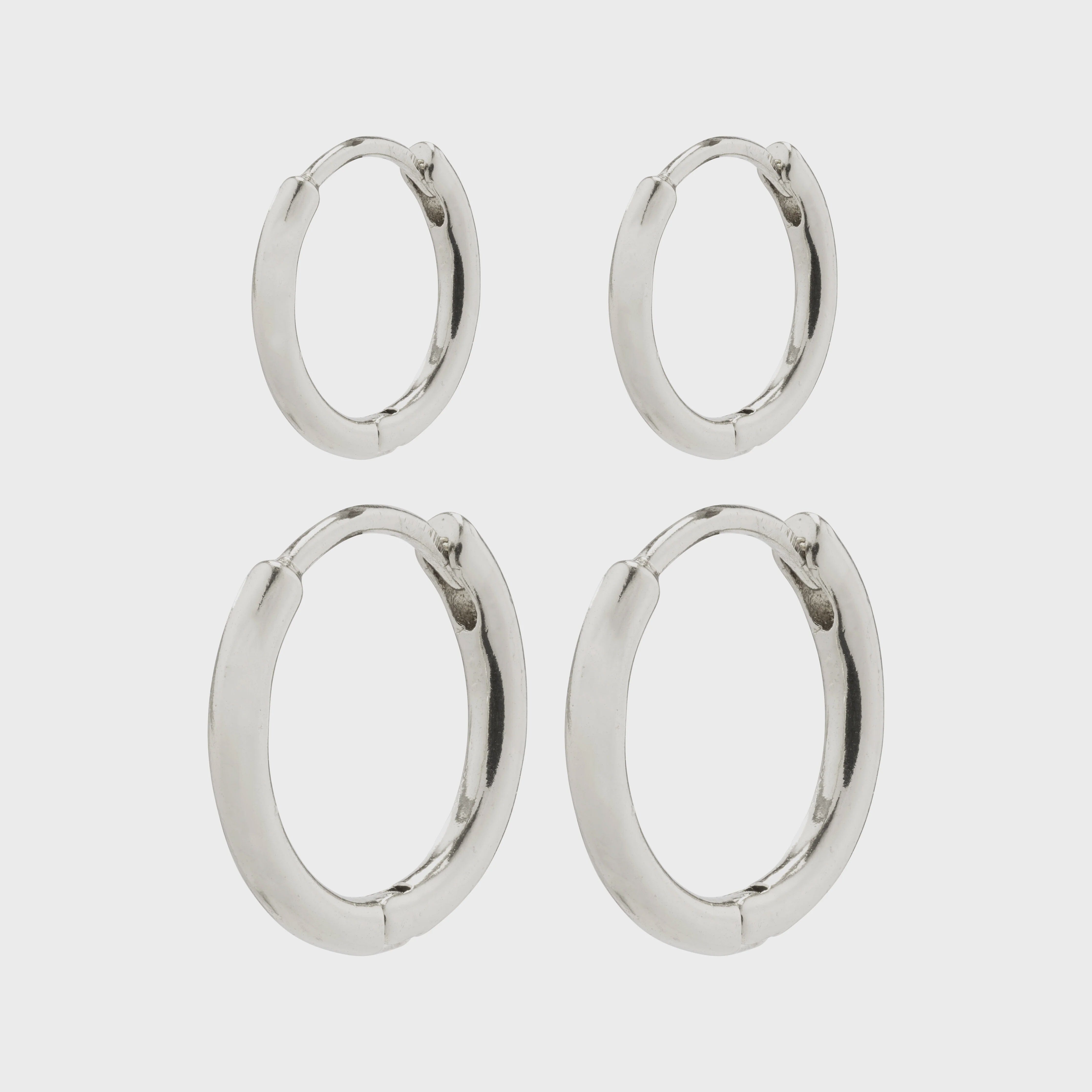 ARIELLA SILVER HOOP SET Jewelry PILGRIM 