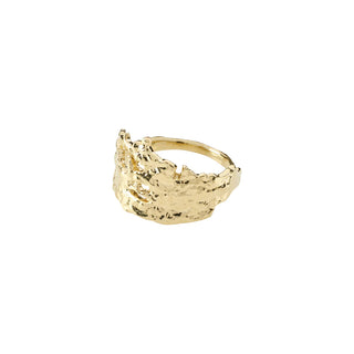 BRENDA GOLD TEXTURED RING Jewelry PILGRIM 