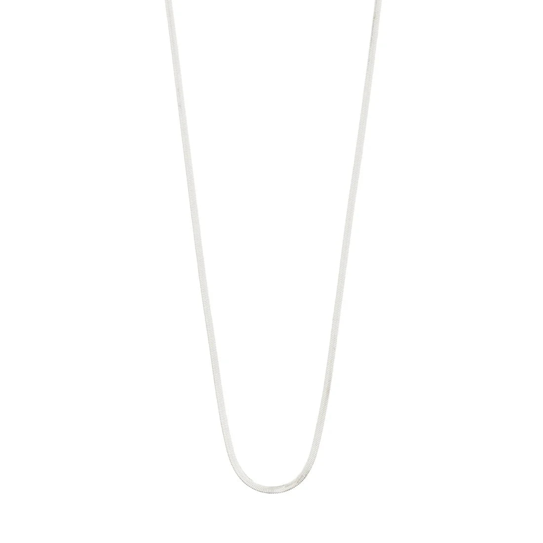 classic chain necklace, modern silver chain, herringbone jewelry