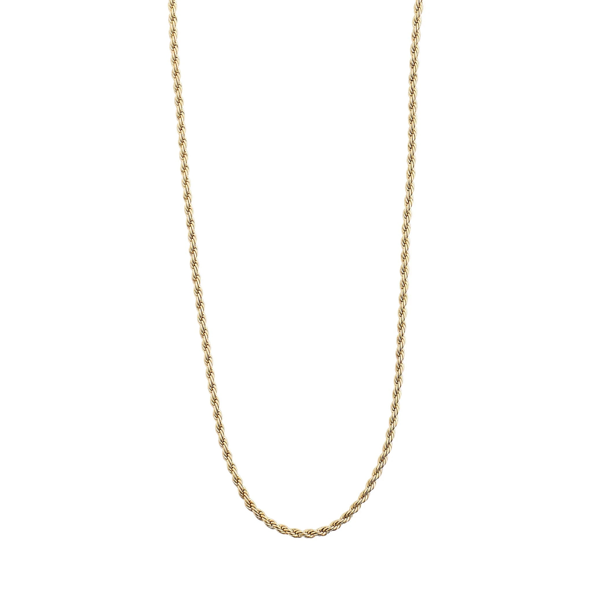 PAM GOLD NECKLACE, PILGRIM, gold rope chain, Pam gold necklace