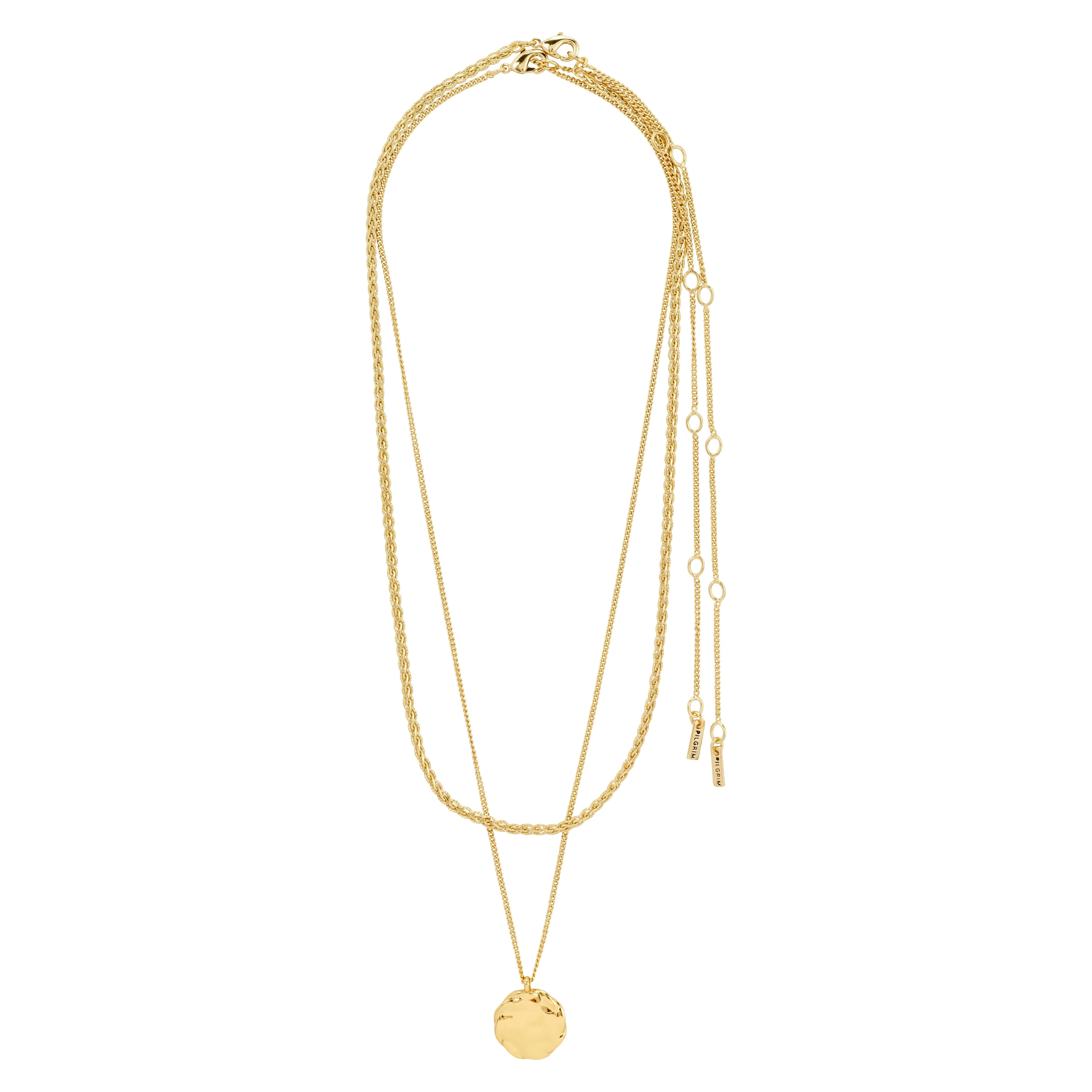 gold rope necklace, minimalist gold jewelry
