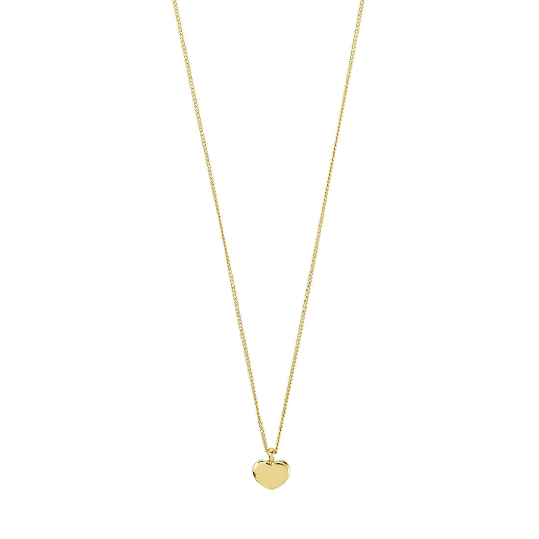delicate gold necklace, timeless heart necklace
