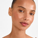 women gold jewelry, classic heart earrings, delicate gold studs, timeless gold earrings 