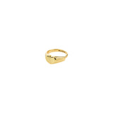  heart signet ring gold, modern gold ring, simple gold ring, women gold jewelry