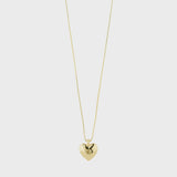 SOPHIA GOLD HEART NECKLACE PILGRIM 