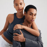 organic gold link bracelet, sculptural gold bracelet, statement gold pearl piece, designer gold bracelet