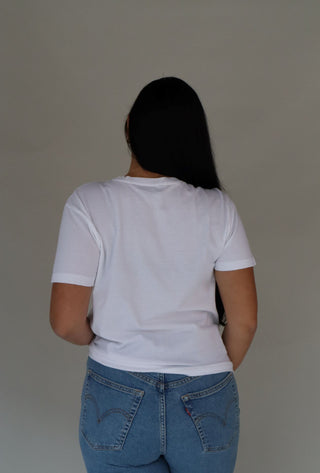 RELAXED FIT TEE (WHITE) Top RD STYLE 