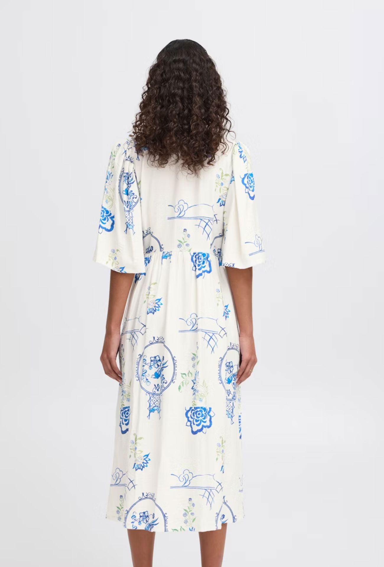 SANTORINI WRAP DRES Dress ICHI 