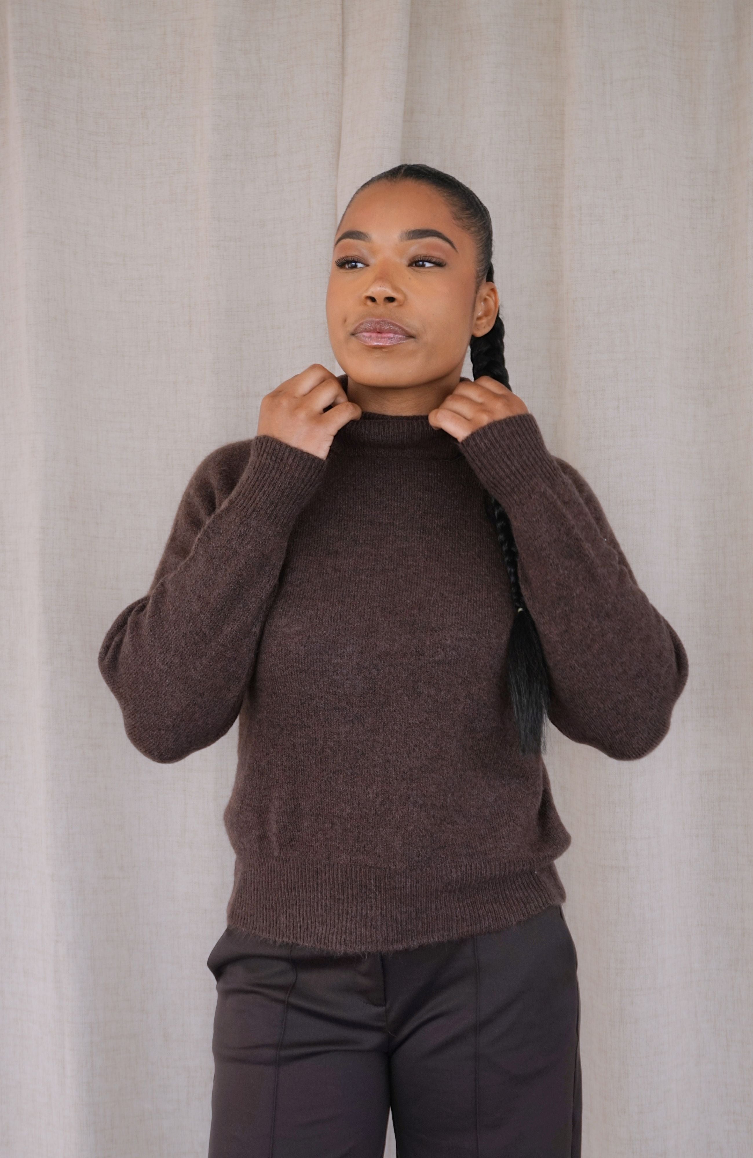 CLASSIC TURTLENECK (CHOCOLATE)