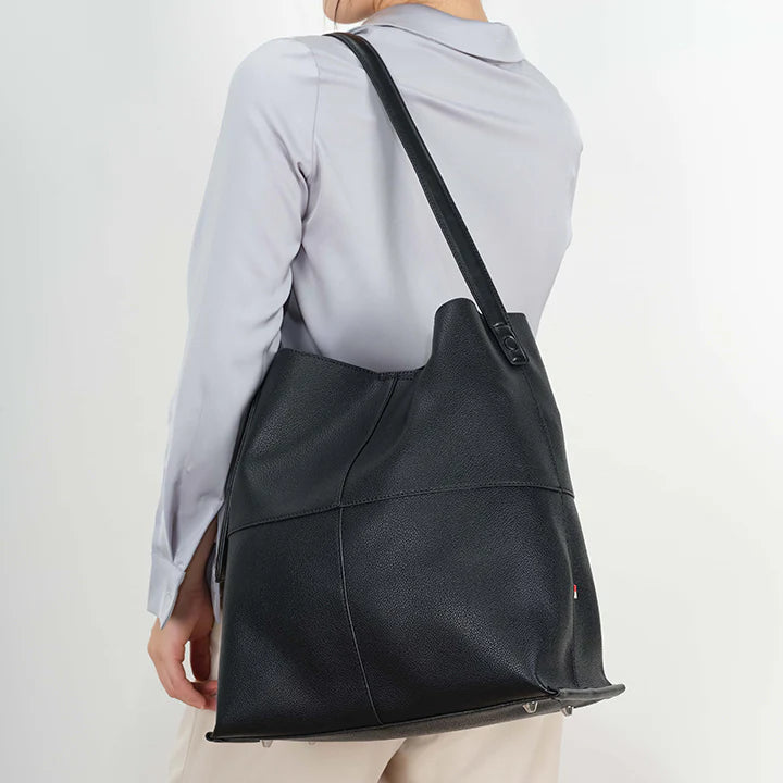 BLACK SHOULDER HOBO BAG Accessories COLAB 