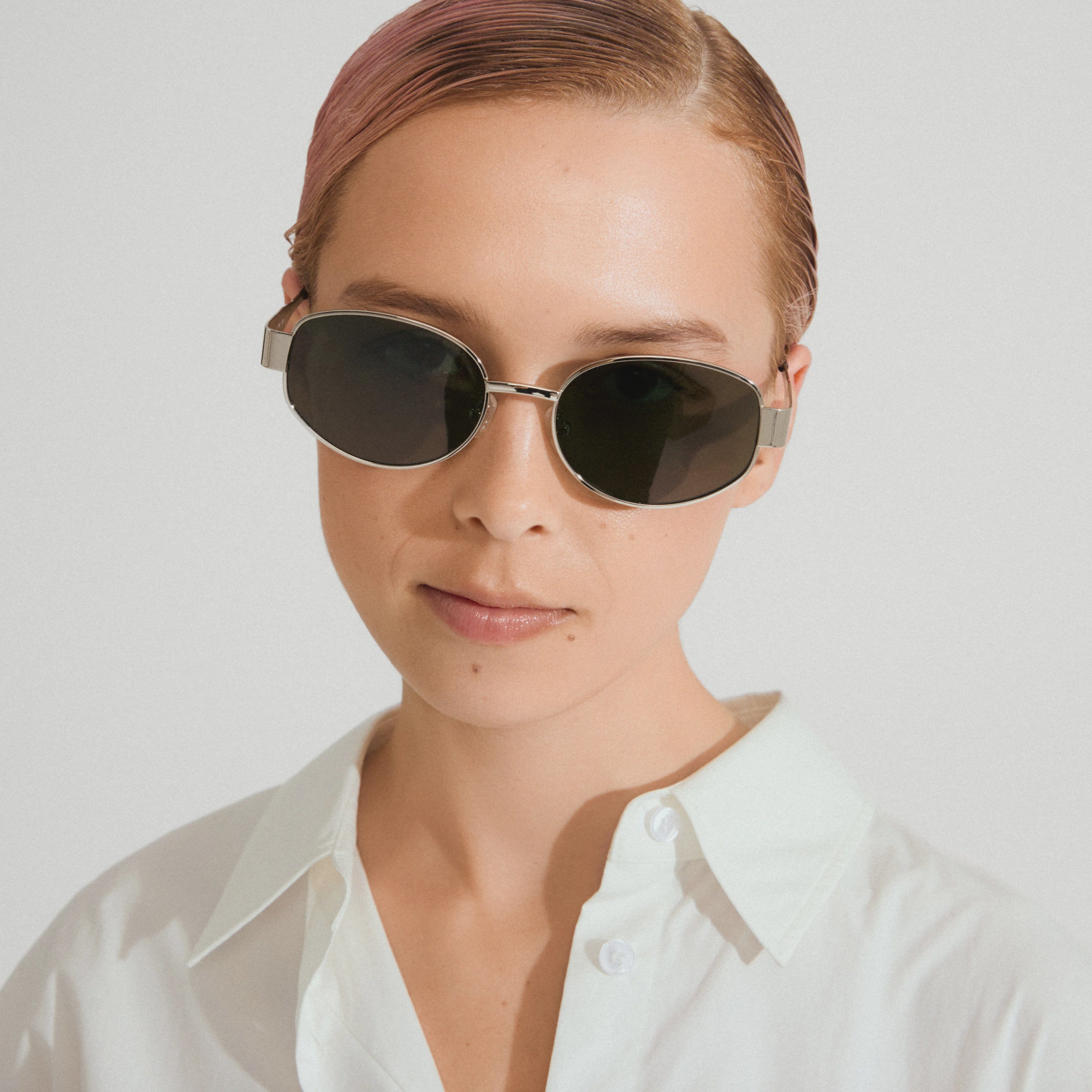 pilgrim sunglasses, metal frame sunglasses, round metal sunglasses, modern eyewear women