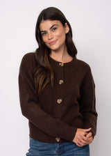 cozy brown pullover, classic knitwear