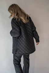BLACK QUILTED RIDING JACKET Jacket B YOUNG 