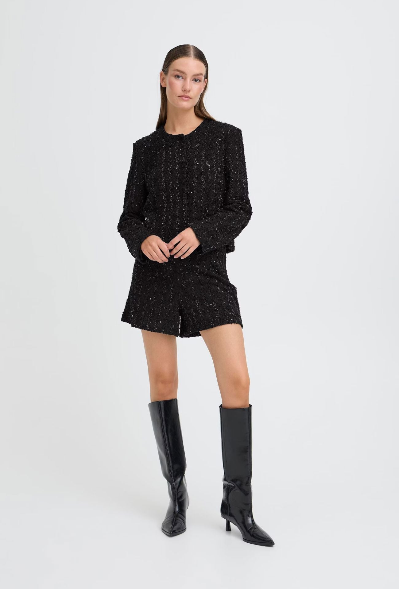 night out black jacket, glitter touch black blazer