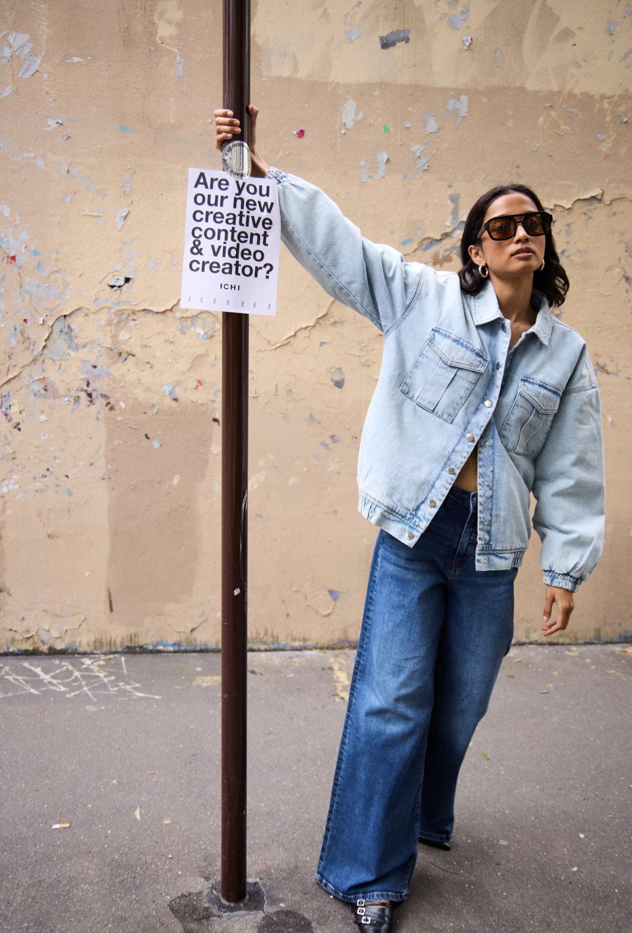 WIDE LEG JEAN (MEDIUM BLUE) Jeans ICHI 