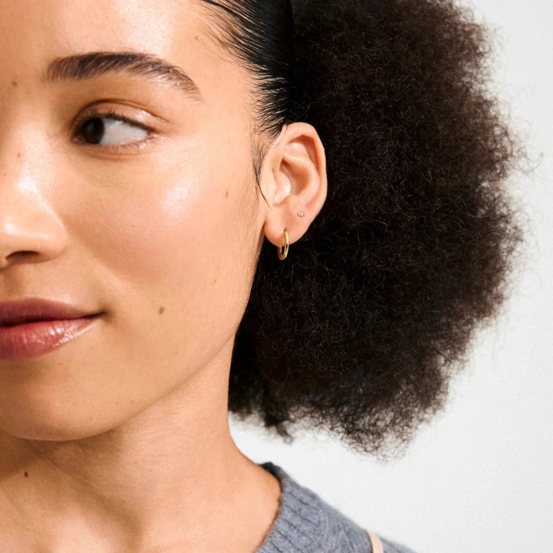 crystal gold earrings