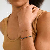 beaded gold bracelet, layered bracelet set