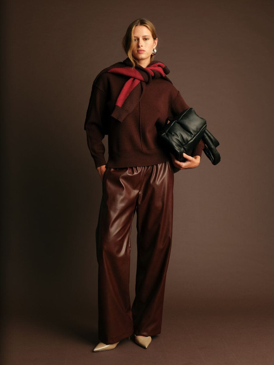 relaxed knit pullover