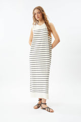 RELAXED STRIPED MAXI Dress DELUC 
