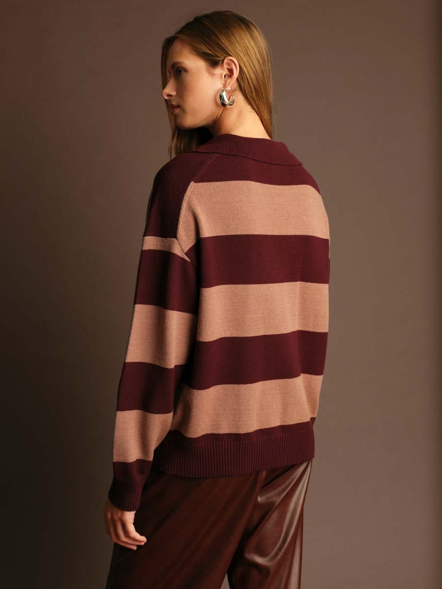 modern preppy sweater