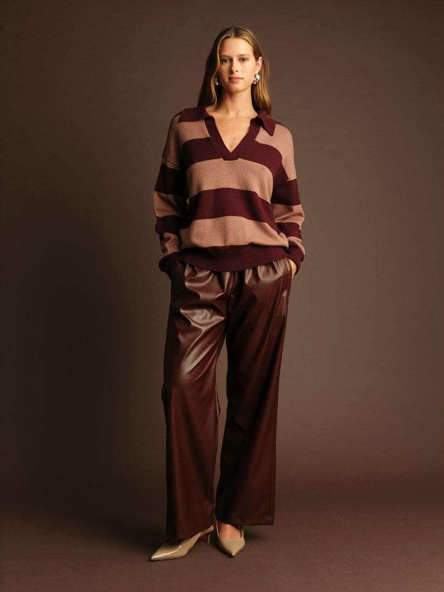 relaxed stripe jumper