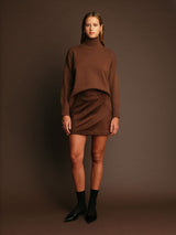 oversized knit pullover