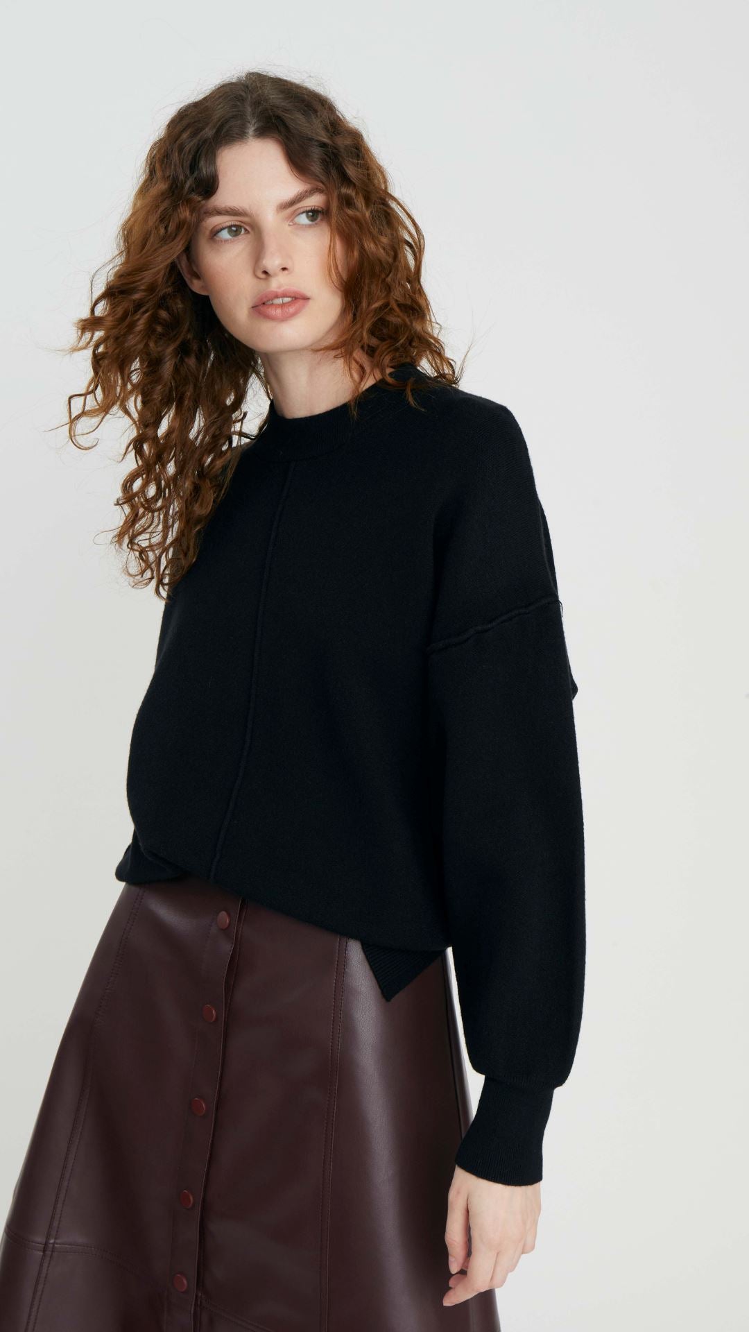 EFFORTLESS SWEATER (BLACK) Sweater DELUC 