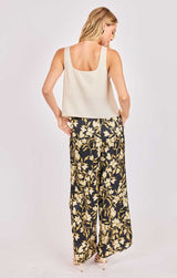 IVORY COWL NECK SLEEVELESS BLOUSE Top SADIE AND SAGE 